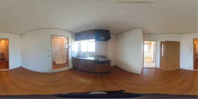 パノラマ画像キッチン