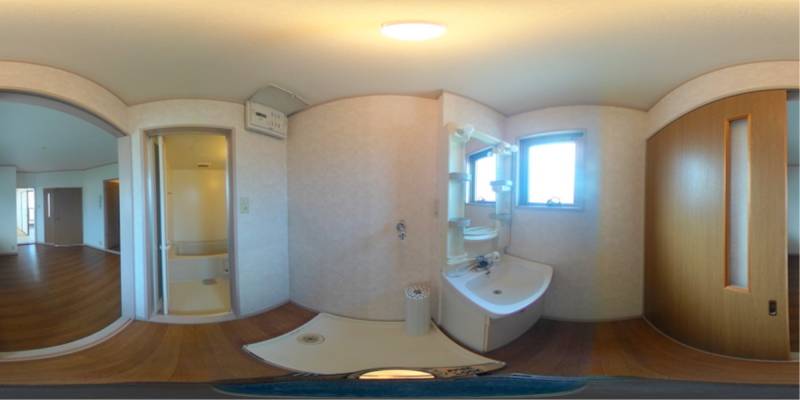 パノラマ画像洗面所