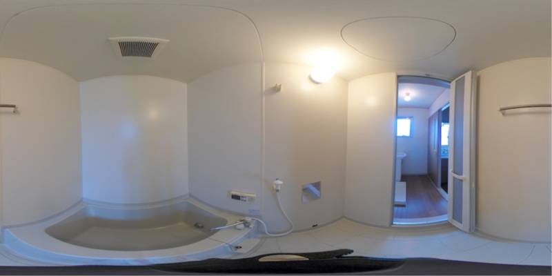 パノラマ画像バスルーム