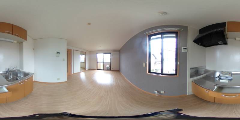 パノラマ画像キッチン