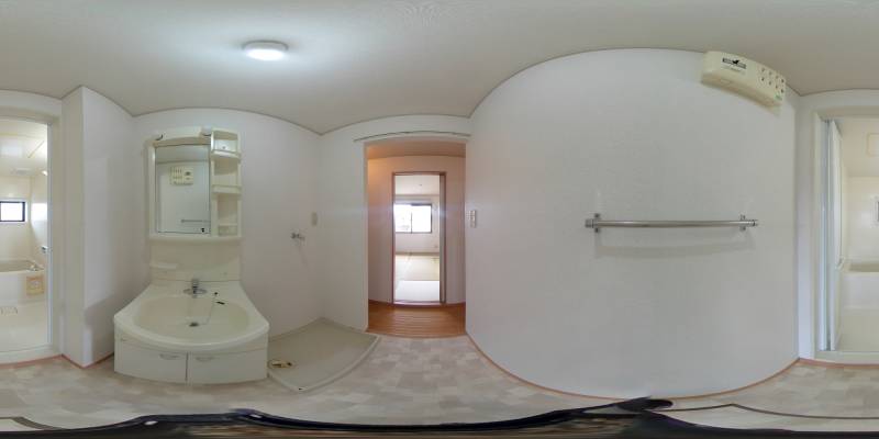 パノラマ画像洗面所