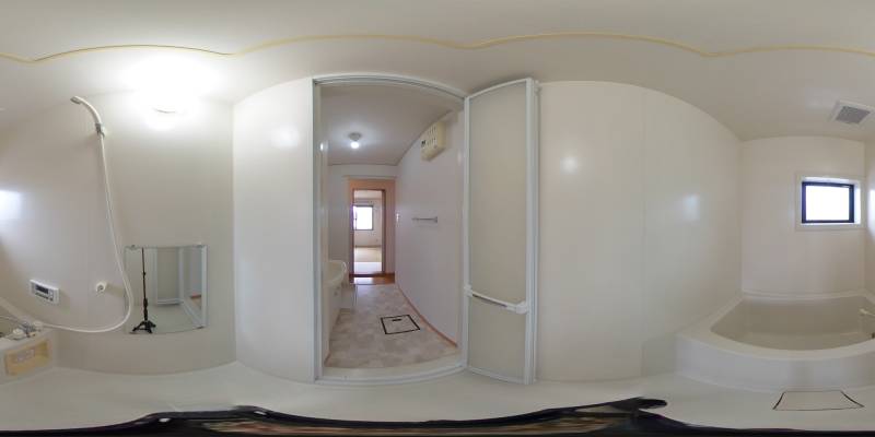 パノラマ画像バスルーム