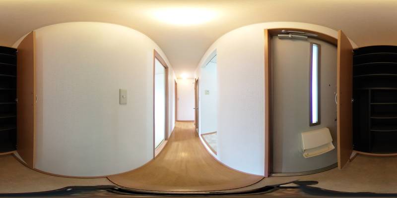 パノラマ画像玄関