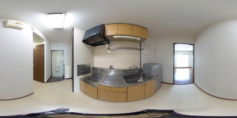 パノラマ画像キッチン