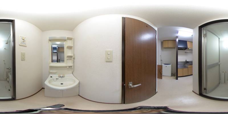 パノラマ画像洗面所