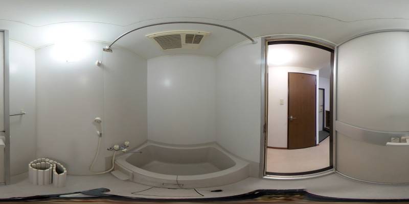 パノラマ画像バスルーム