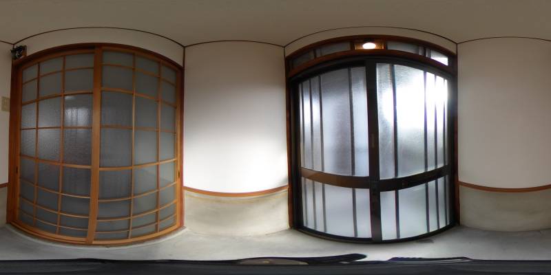 パノラマ画像玄関