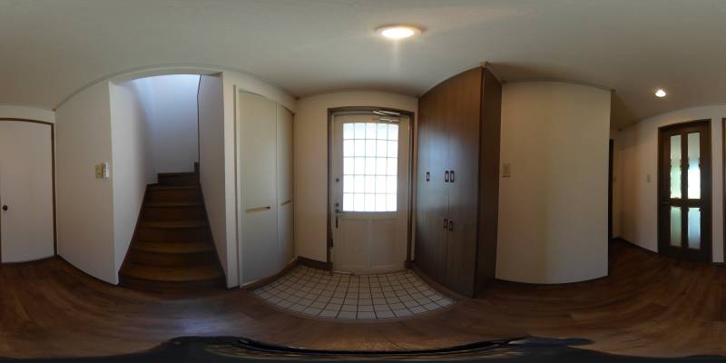 パノラマ画像玄関