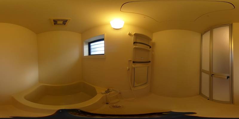 パノラマ画像バスルーム