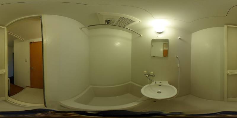 パノラマ画像バスルーム