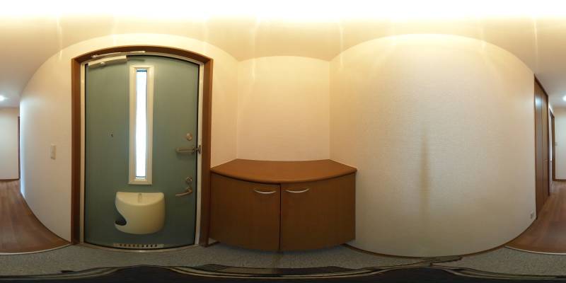 パノラマ画像玄関