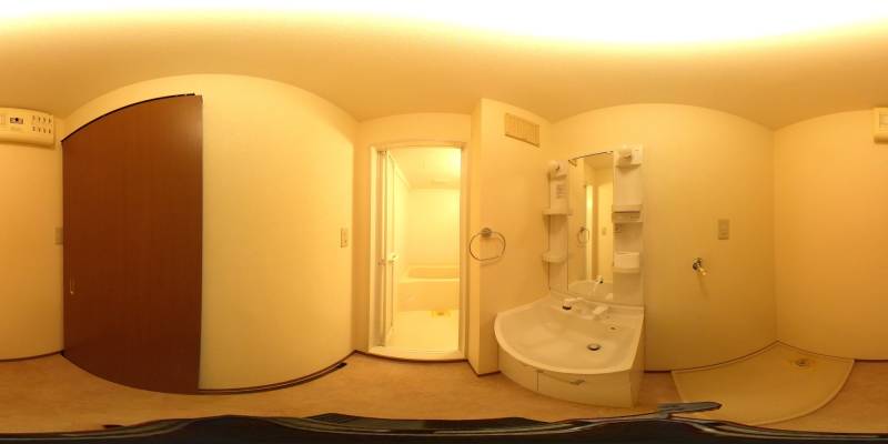 パノラマ画像洗面所