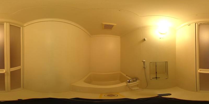 パノラマ画像バスルーム