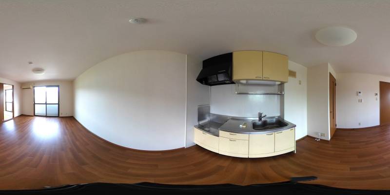 パノラマ画像キッチン