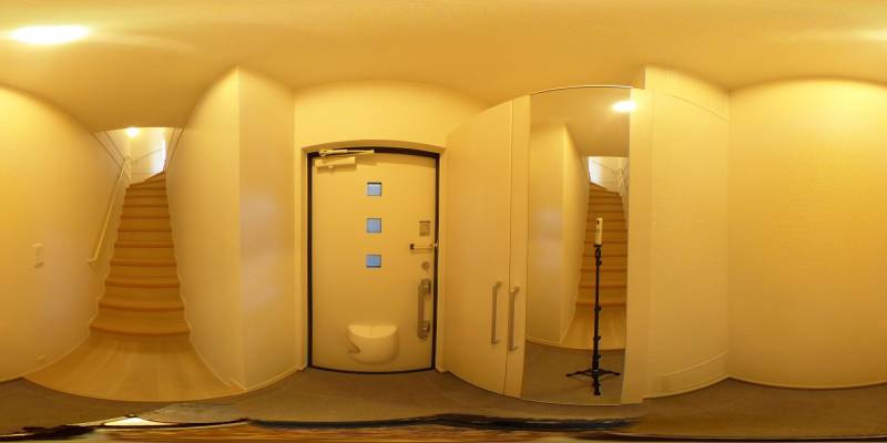 パノラマ画像玄関