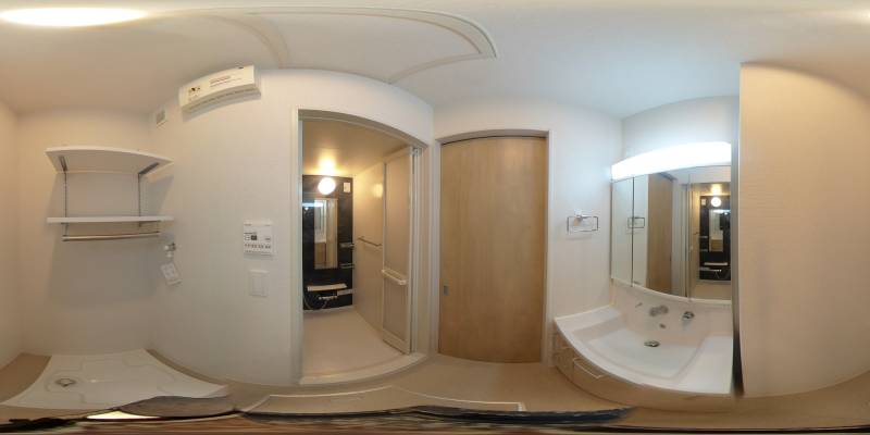 パノラマ画像洗面所