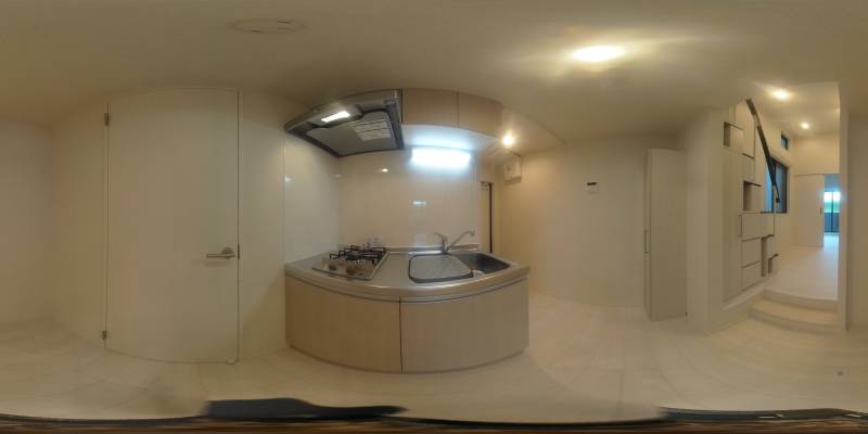 パノラマ画像キッチン