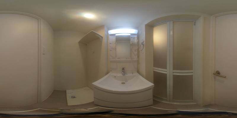 パノラマ画像洗面所