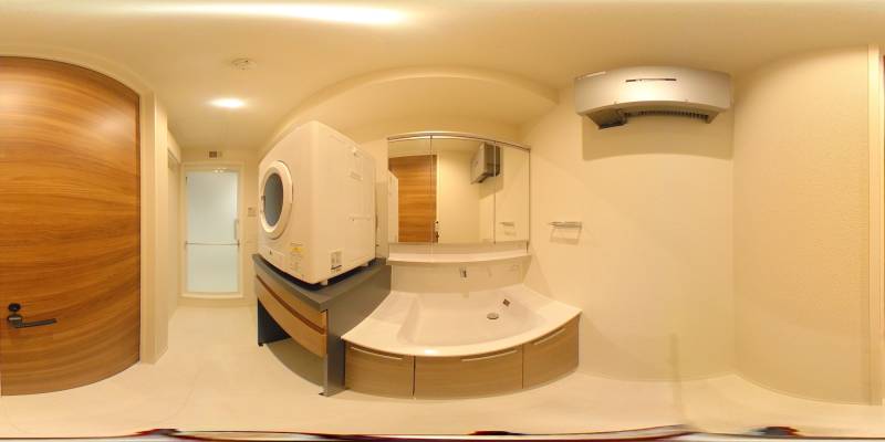 パノラマ画像洗面所