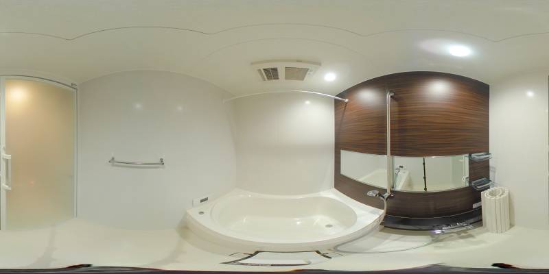 パノラマ画像バスルーム