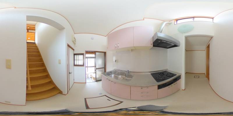 パノラマ画像キッチン