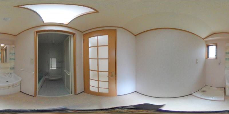 パノラマ画像洗面所