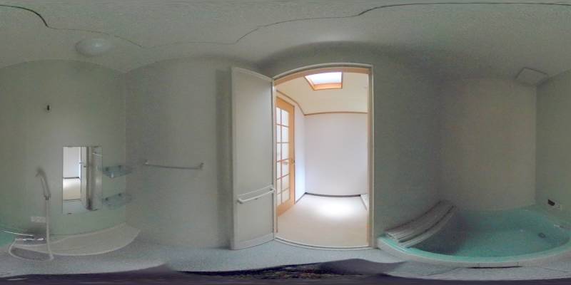 パノラマ画像バスルーム