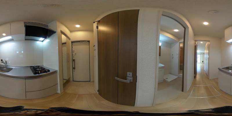 パノラマ画像キッチン