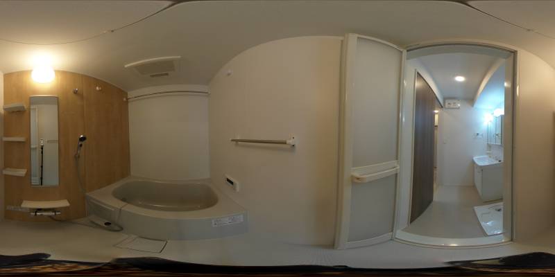 パノラマ画像バスルーム