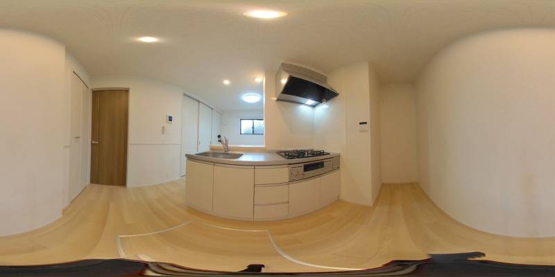 パノラマ画像キッチン