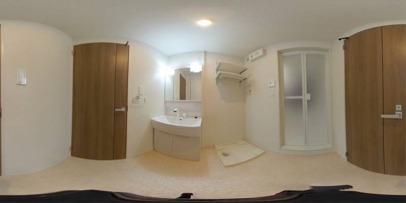 パノラマ画像洗面所