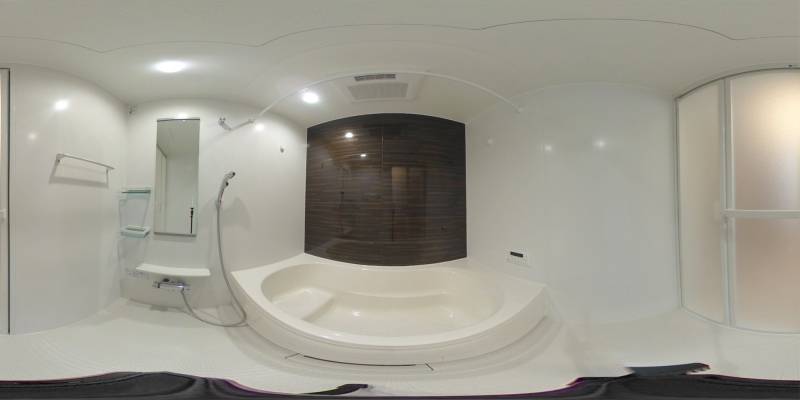 パノラマ画像バスルーム