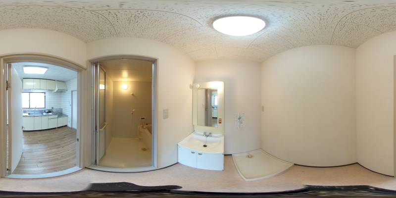 パノラマ画像洗面所