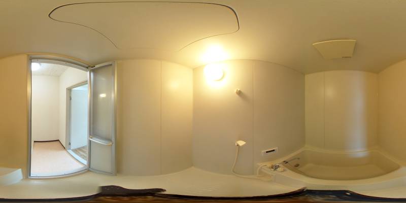 パノラマ画像バスルーム