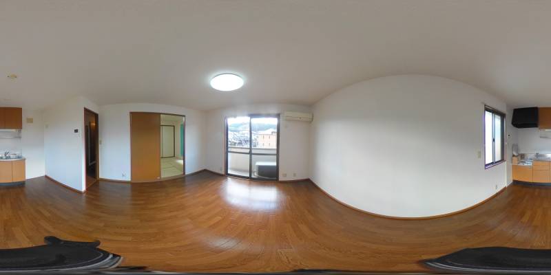 パノラマ画像リビング