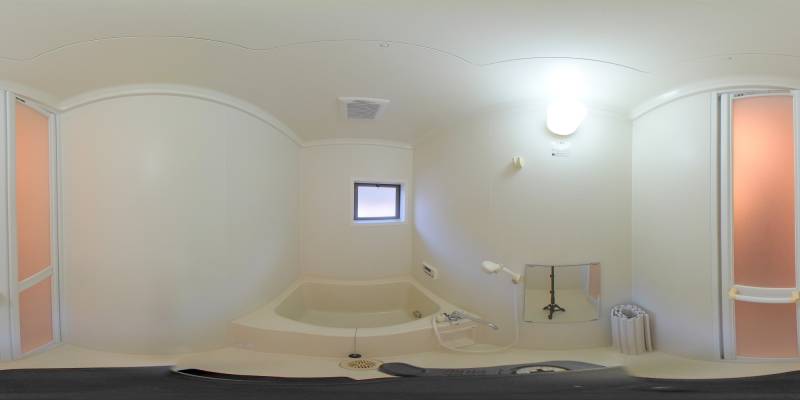 パノラマ画像バスルーム