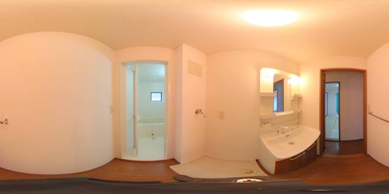 パノラマ画像洗面所