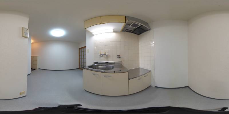 パノラマ画像キッチン