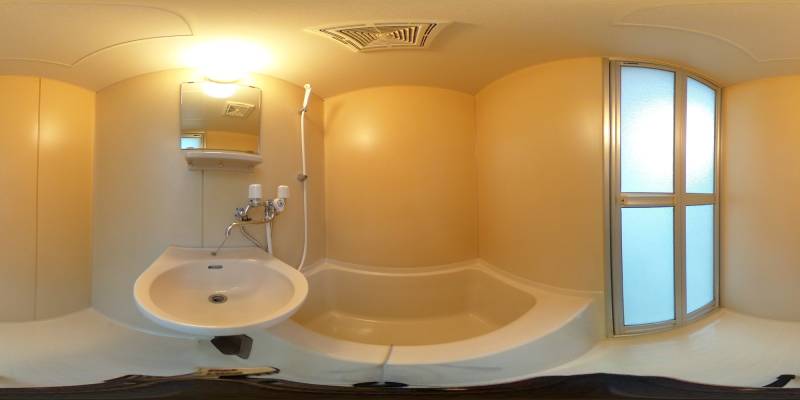 パノラマ画像バスルーム