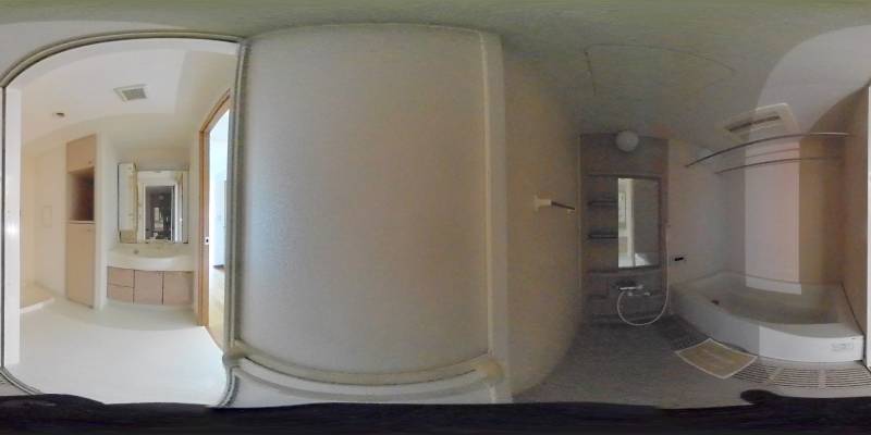 パノラマ画像バスルーム