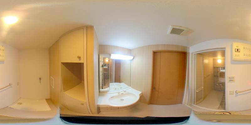 パノラマ画像洗面所