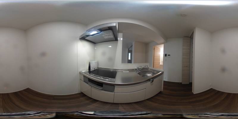 パノラマ画像キッチン