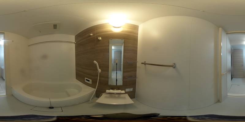 パノラマ画像バスルーム