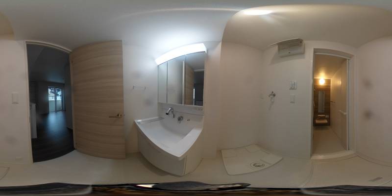 パノラマ画像洗面所