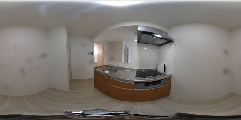 パノラマ画像キッチン