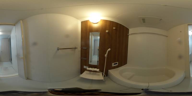 パノラマ画像バスルーム