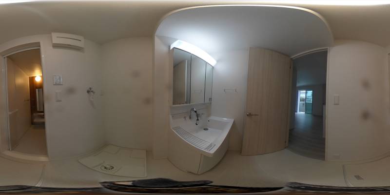 パノラマ画像洗面所