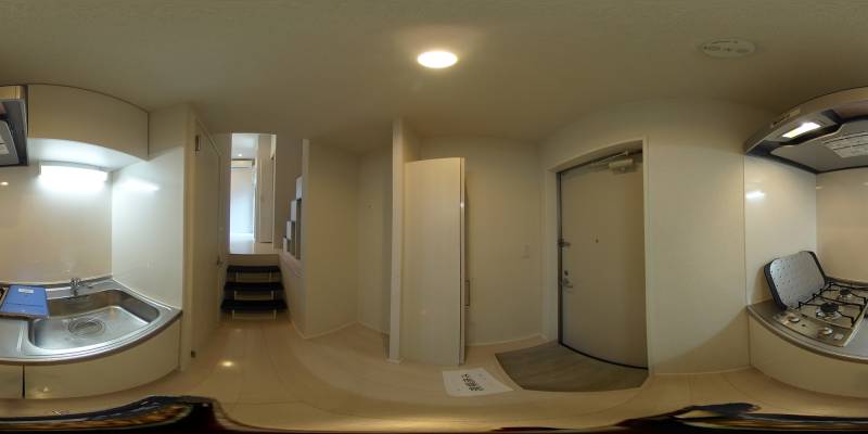パノラマ画像キッチン
