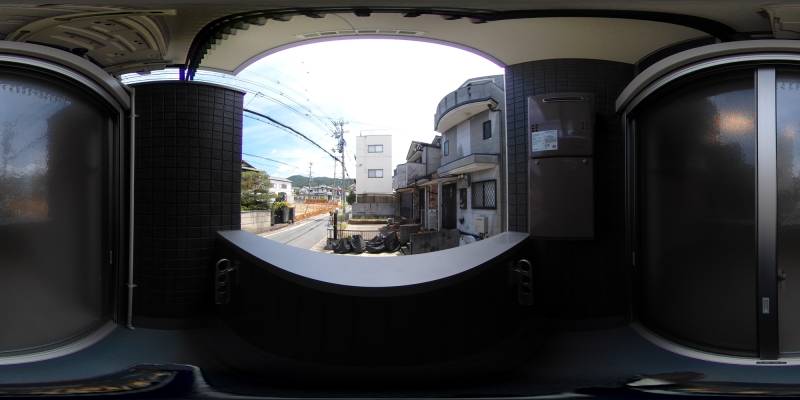 パノラマ画像バルコニー