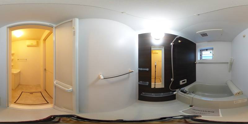 パノラマ画像バスルーム